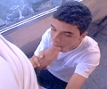 Young latino stud mouth fucking a hard ivory meat