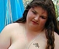 BBW Amateur in Blue Lingerie Get Naked and Posing