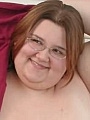 Naughty Hot BBW in Nice Red Lingerie Stripping