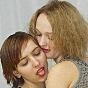lesbian babes enjoying each others pussy juice