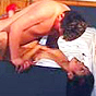 Long flowing haired Latina nailed so hard unconscious