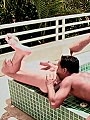 Gorgeous stud in bandana getting fucked by blond twink