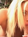 Hot blonde green eyed pornstar babe gives head