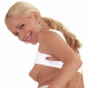 Sexy Babe In White Strips And Spreads Her Pussy