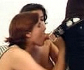 Pretty slut babes sharing meaty hard cocks