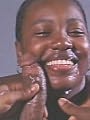 Ditry ebony heavyweight happily licking cum squirts