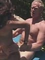 Slim breasty dark-haired pounding on top of her matured lover's lap