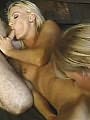 Cum loving brunette adoring a big black cock in her soaking cunt